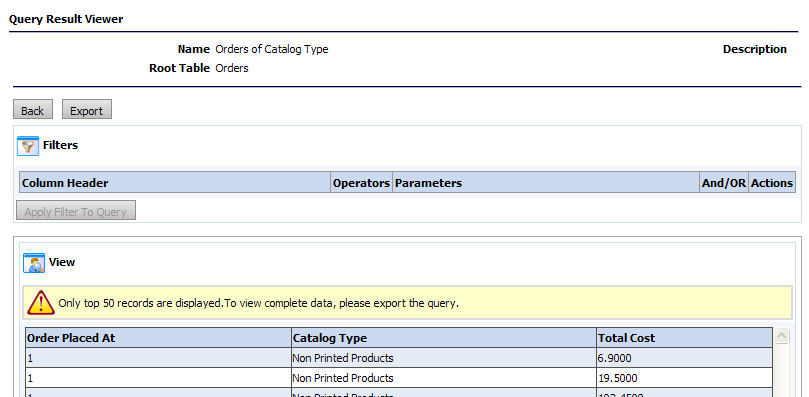 Dynamic Query Tool